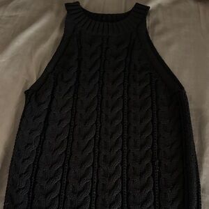 a new day Black Knit Sweater Vest